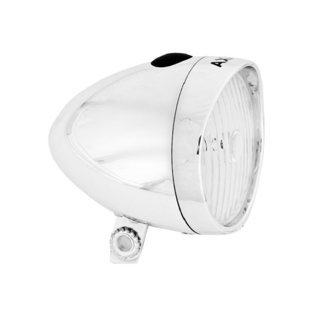 Axa Classic Headlight Silver Battery