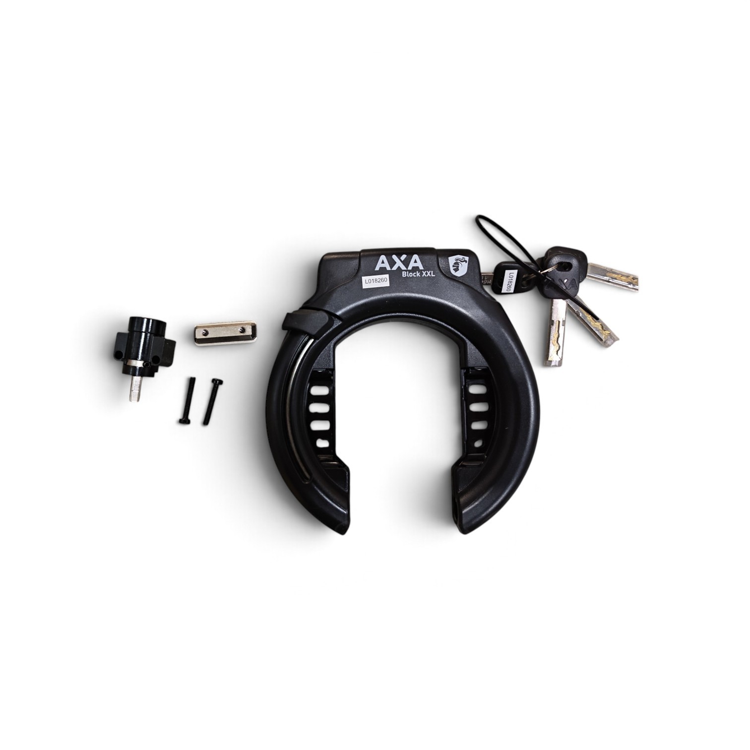 AXA Block XXL + Bosch Bes 3 battery lock NOT ART APPROVED with 4 keys

