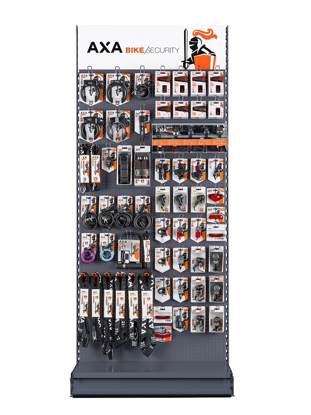 Axa shelf combination vertical with a combination of locks and lighting 100x200 cm