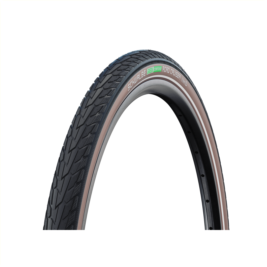 Schwalbe Road Cruiser (K-guard) 28x1.60 42-622  Black/Brown