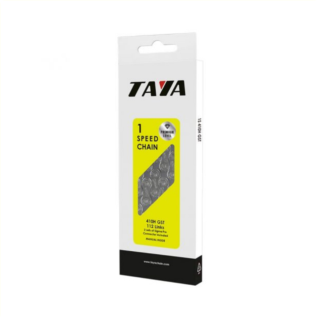 Taya chain 410H, 1-speed GST-500 anti-rust