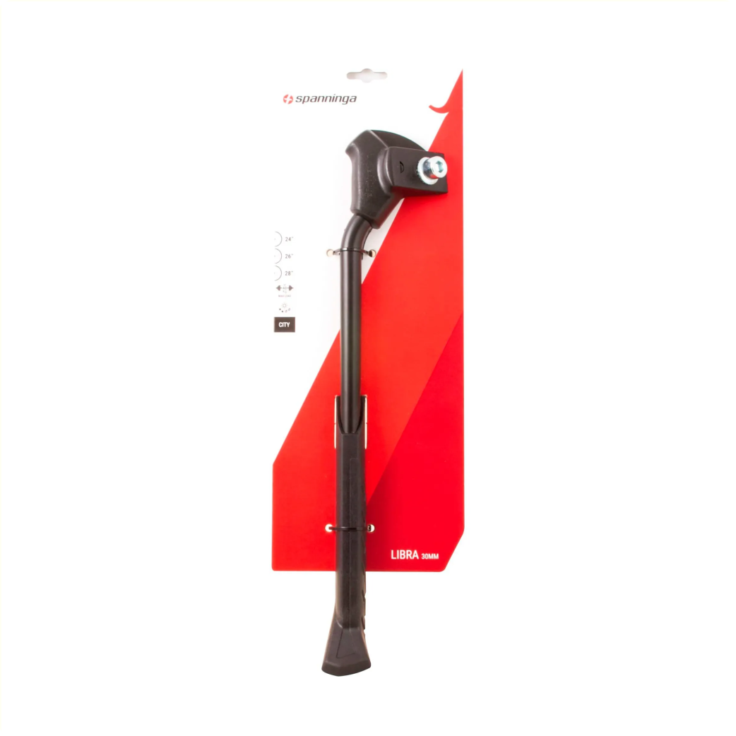 Side stand 28" Spanninga Libra 30mm -black