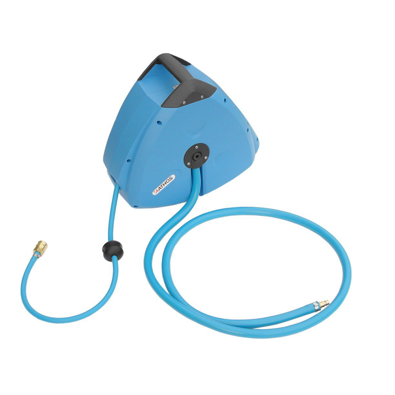 Cycle air pressure reel 10m. max 15 bar. wall mounting