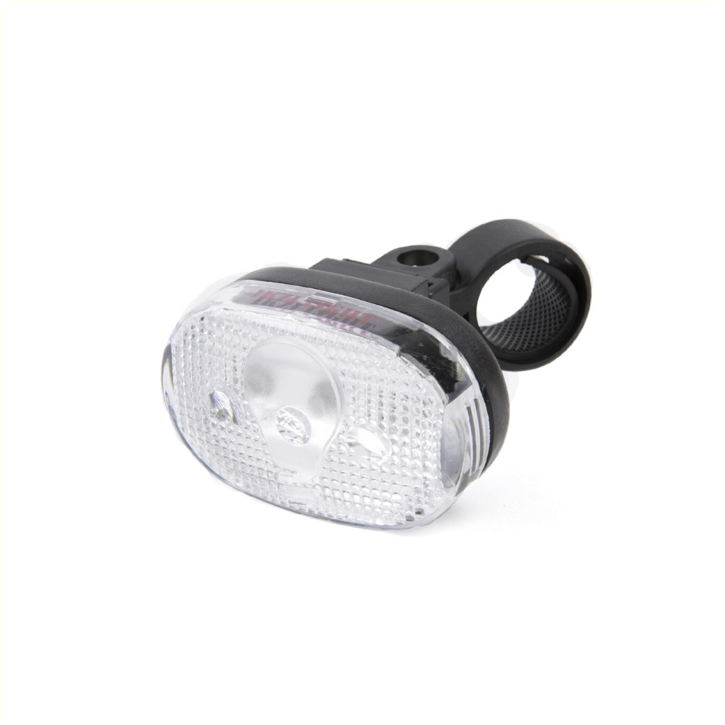 IkziLight headlight, 3 LEDs, oval, white Battery