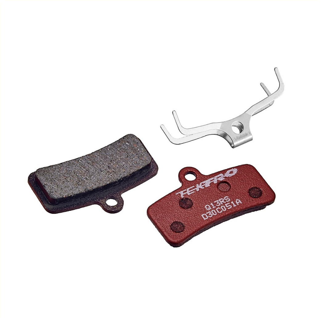Disc brake pad for Tektro Q13RS 4 piston, metal compound per pair, 5mm thickness