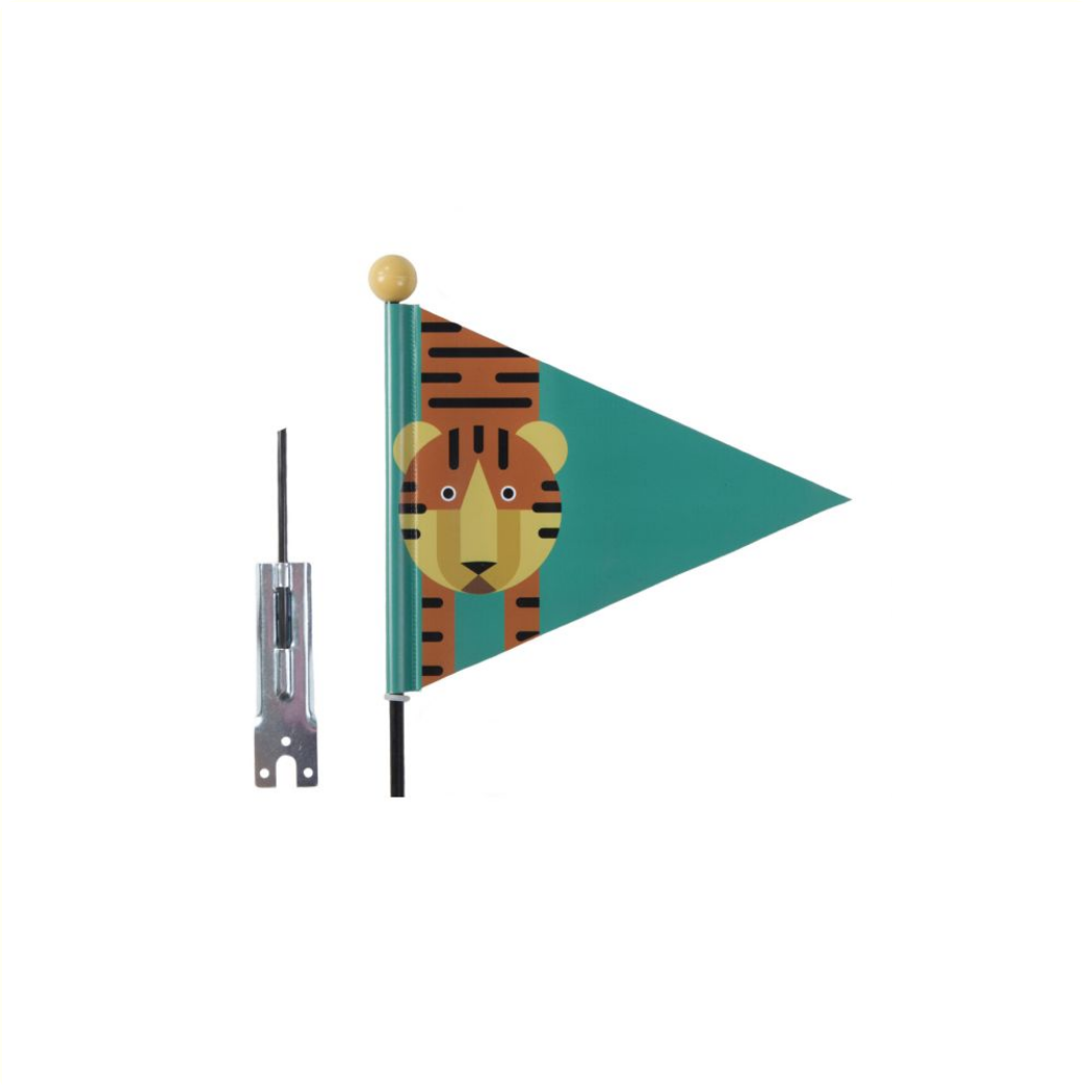 PexKids bicycle flag Tiger. Divisible