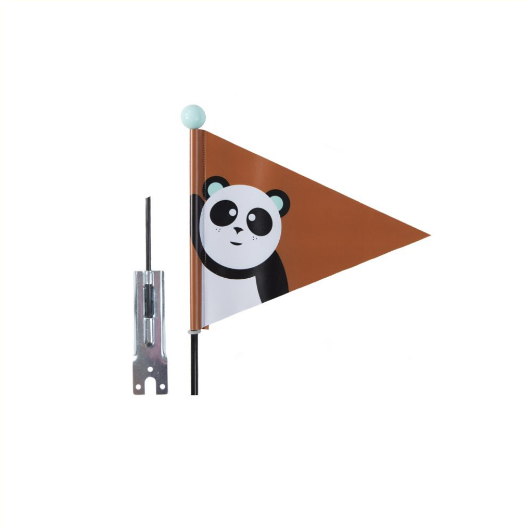 PexKids bicycle flag Panda. Divisible
