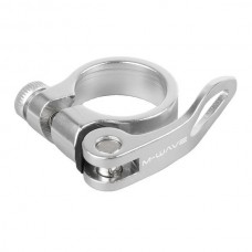 Mirage seat post clamp with quick release 31.8mm. SilverSeat post clamp with quick release 31.8mm. Silver