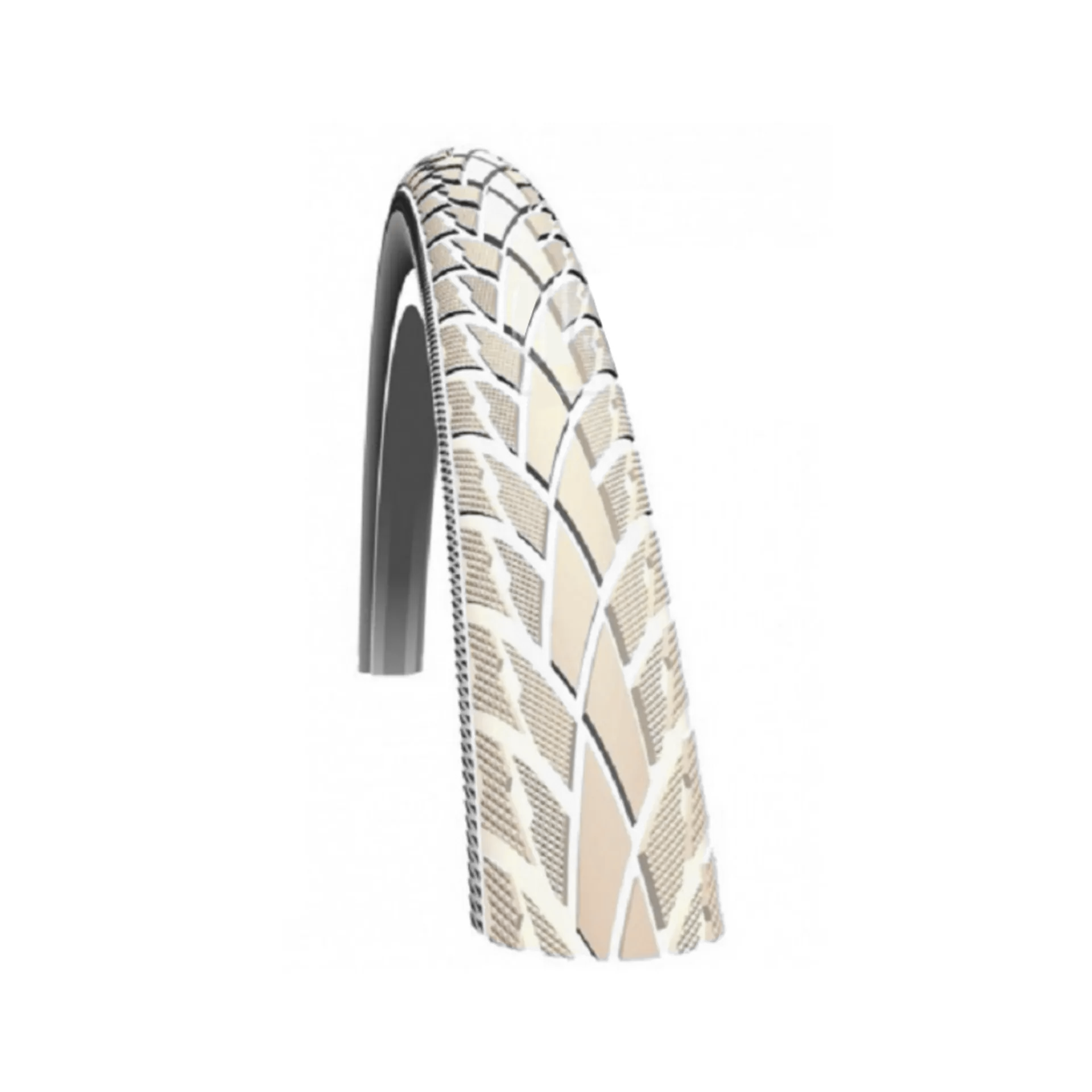 CST Sensamo Allround (1mm anti-puncture) Cream with reflection. 28x1 5/8x1 3/8, ETRTO 37-622
