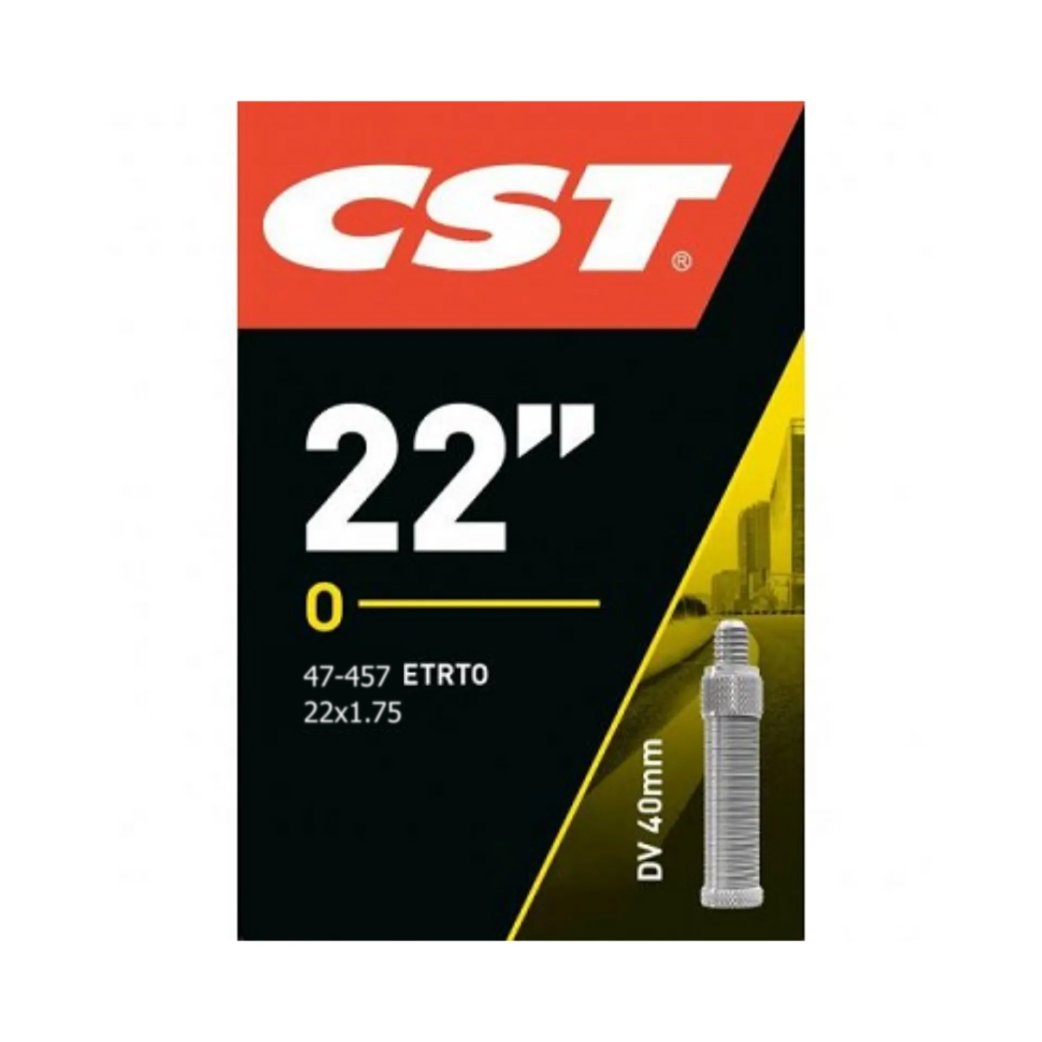 CST Inner tube 22x1.75 ETRTO 47-457, Valve: Dunlop Blitz/Holland 40 mm valve