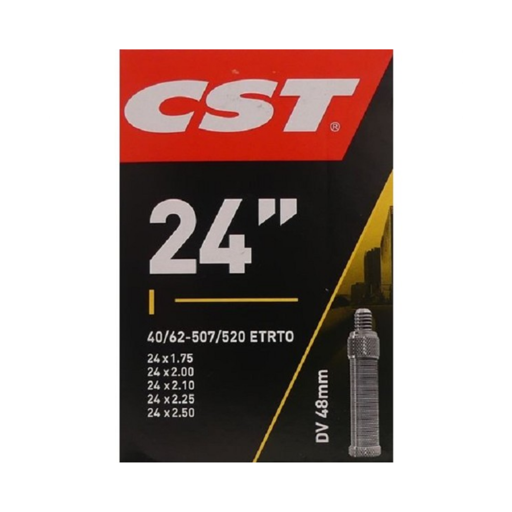 CST Inner Tube 24x1.75 -2.25 ETRTO 47/62-507/520 Combi, Valve: Dunlop Blitz/Holland 48mm