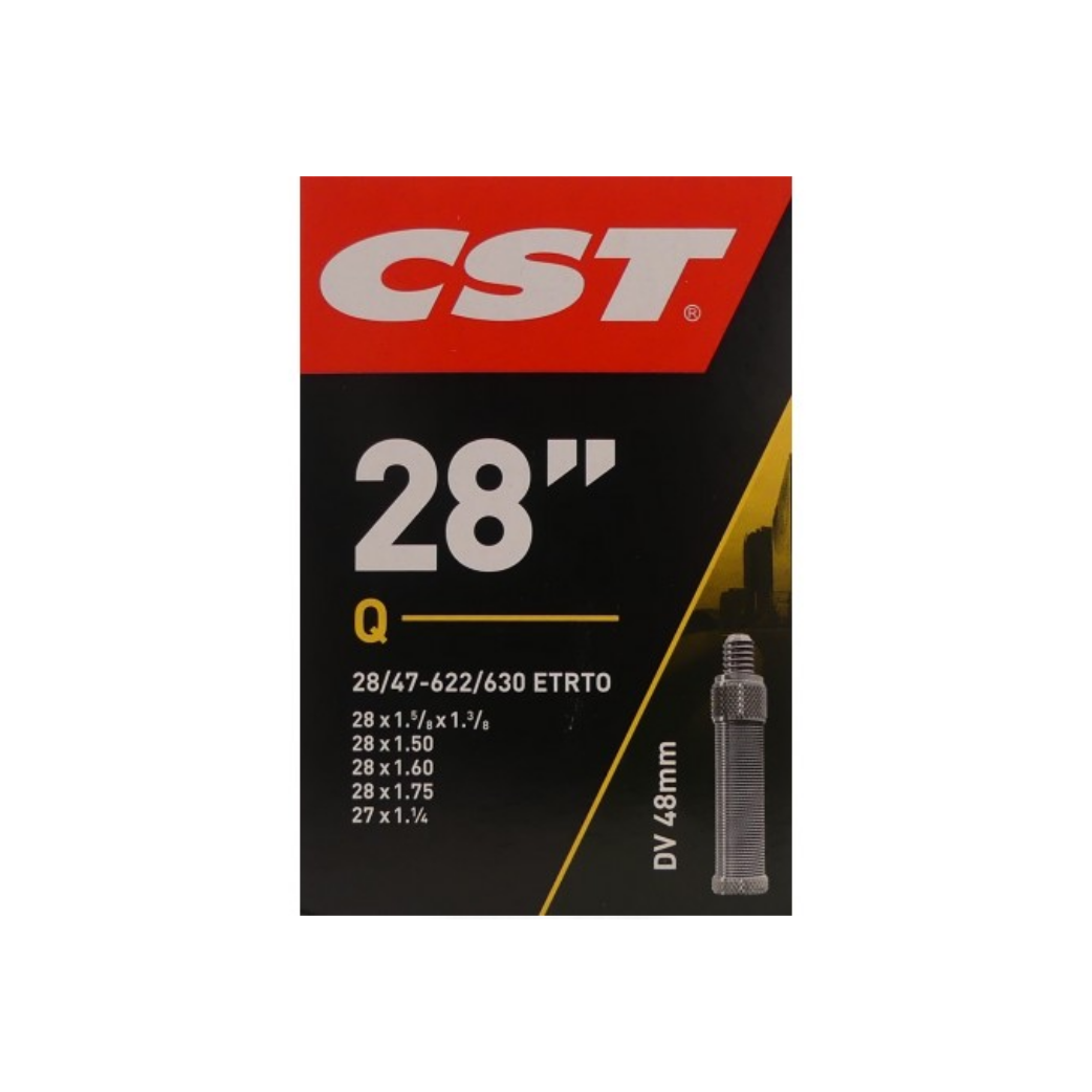 CST Inner Tube 28x1 5/8x1 3/8 ETRTO 28/47-622/630, Valve: Dunlop Blitz/Holland 48mm