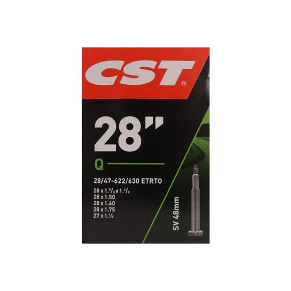 CST Inner Tube 28x1 5/8x1 3/8 ETRTO 28/47-622-630, Valve: Presta/French 48mm