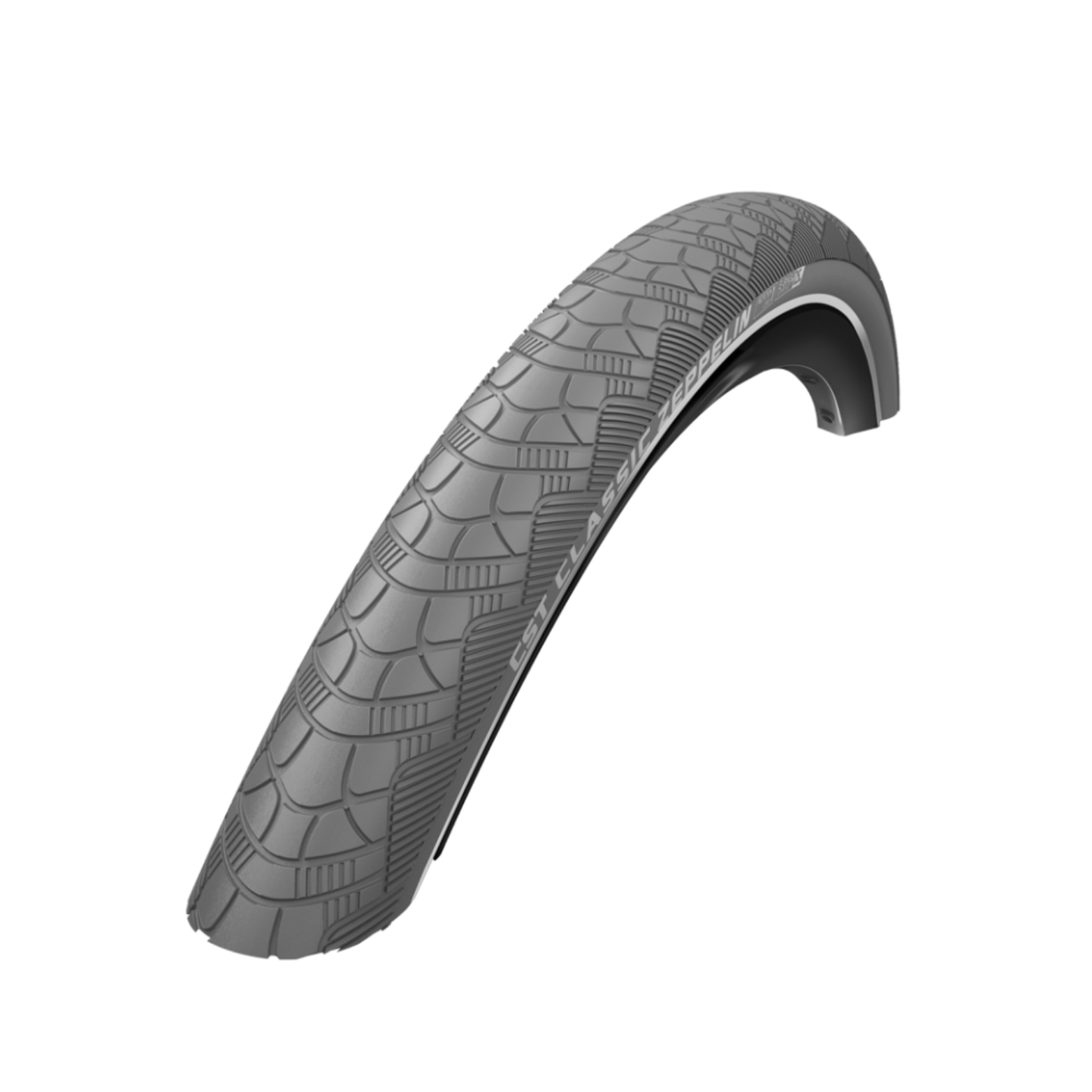 CST Zeppelin (1mm anti-puncture) Gray with reflection. 28x1.75, ETRTO 47-622