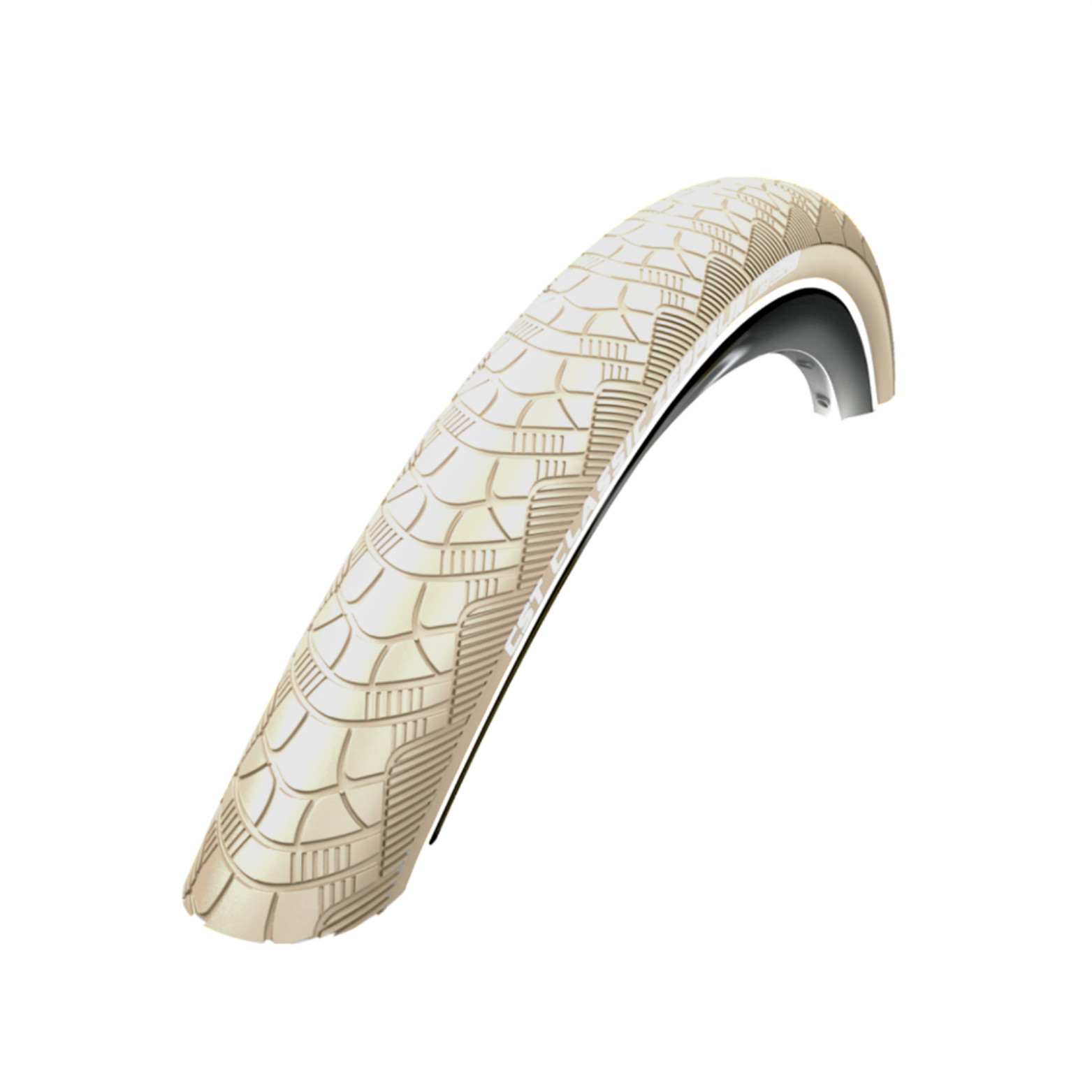 CST Zeppelin (1mm anti-puncture) Cream with reflection. 28x1.75, ETRTO 47-622