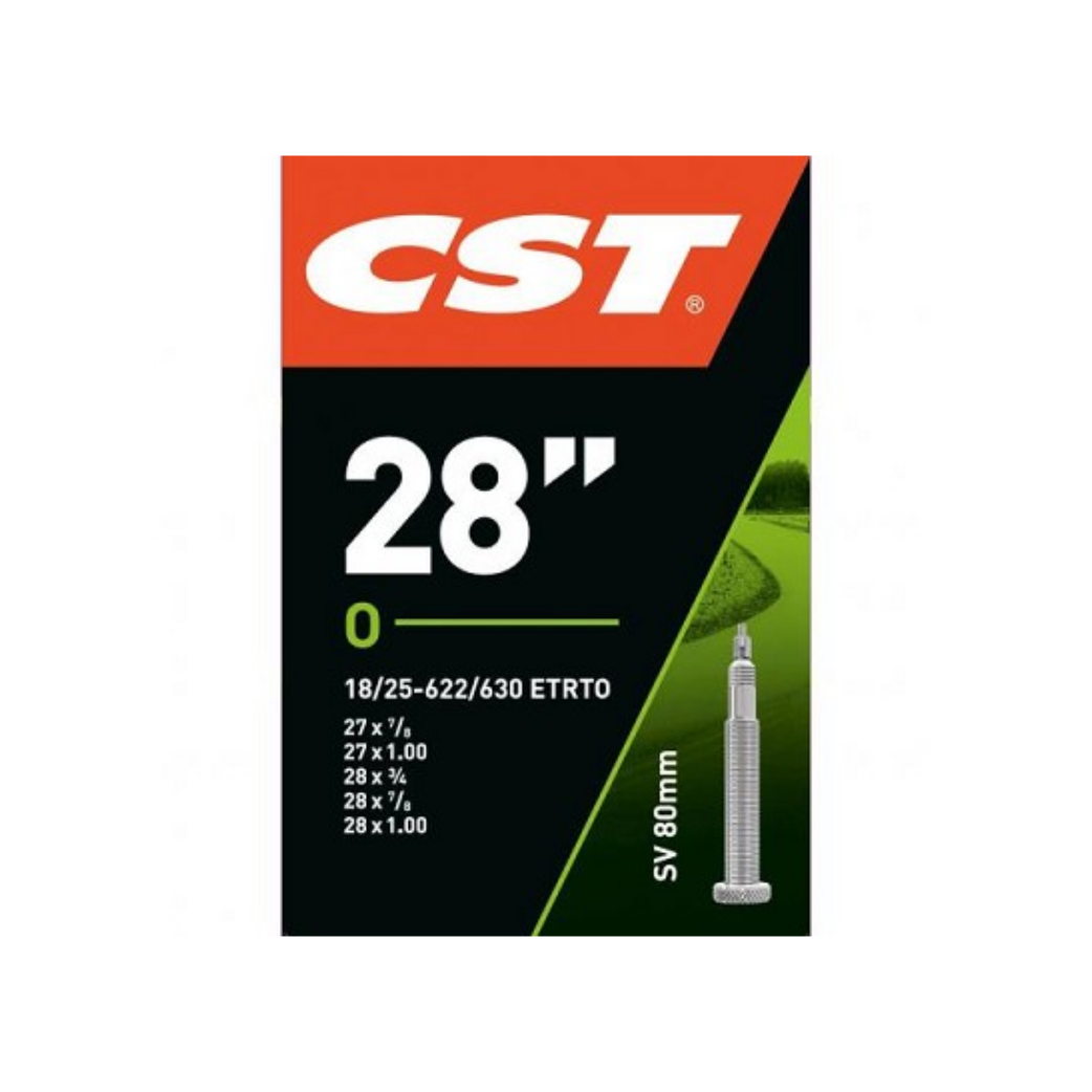 CST Inner tube 28x3/4-1 ETRTO 18/25-622/630, French valve 80mm