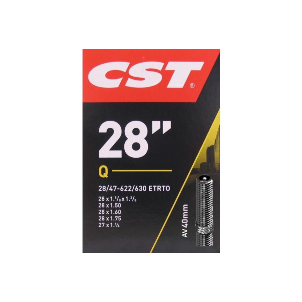 CST Tube 28x1 5/8x1 3/8 ETRTO 28/47-622-630, Valve: Auto/Schrader 40mm