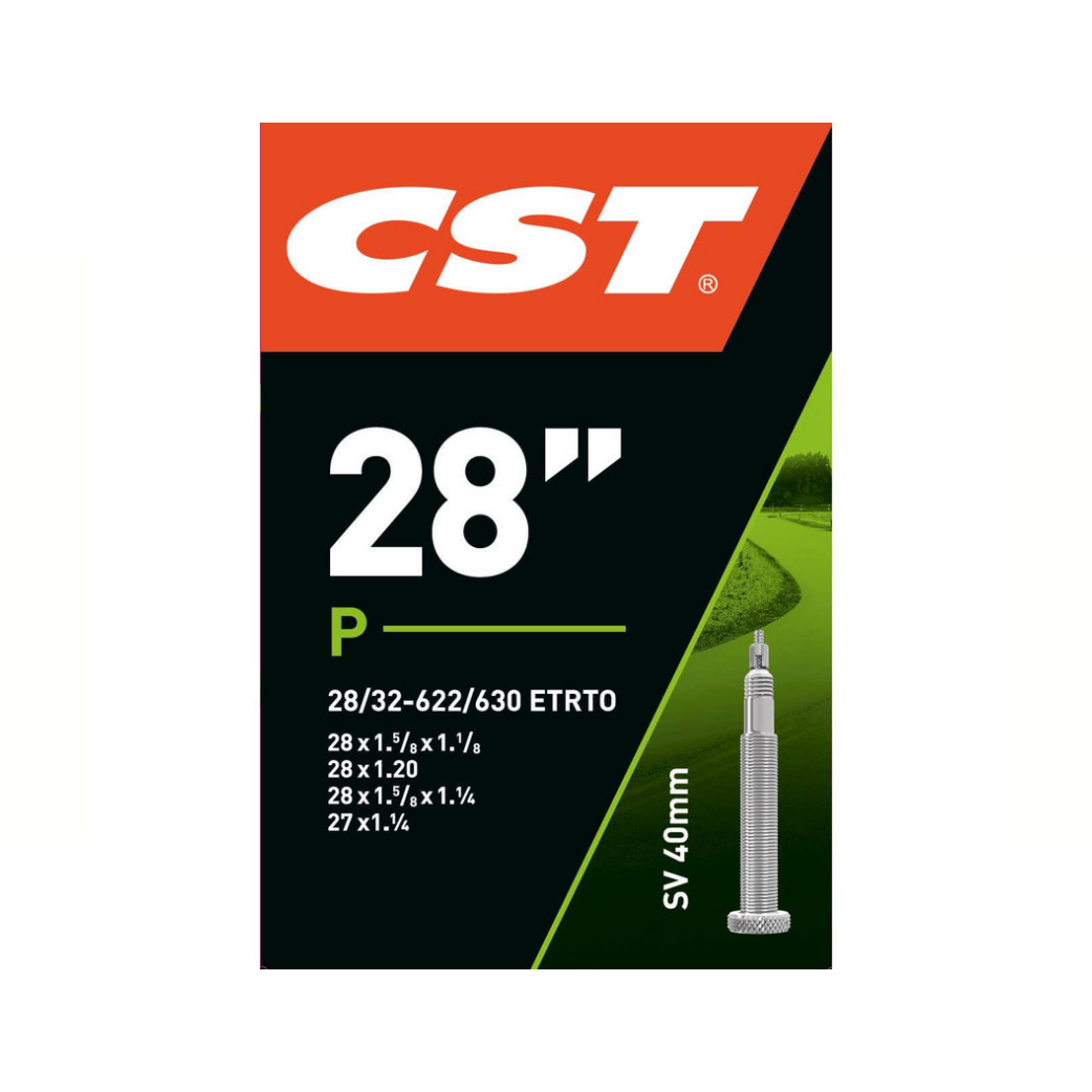 CST inner tube 28x1 5/8X 1 1/8, ETRTO 28/32-622/630, Valve Presta/French 40mm