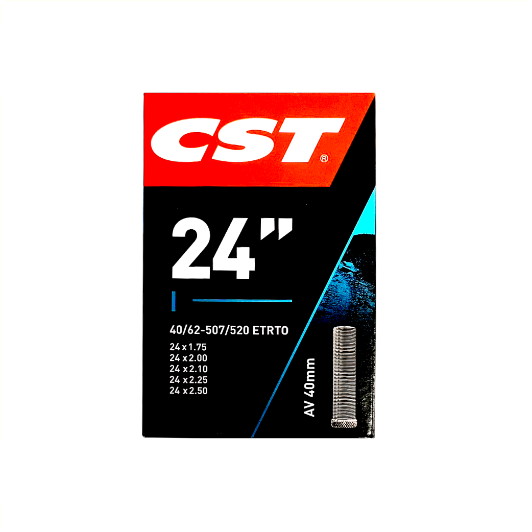 CST Inner Tube 24x1.75 -2.50 ETRTO 47/62-507/520 Combi, Valve: Schrader/auto 40mm