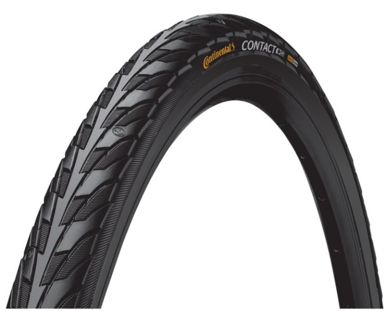 Continental Contact tire, Black, 28x1 5/8x1 3/8, ETRTO 37-622 (25km/h E-Bike approved)