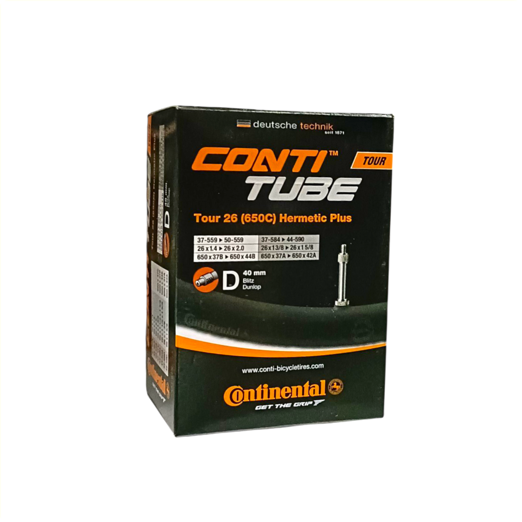 Continental Tour 26 Wide Hermetic plus inner tube, 26x1.75/2.5 , ETRTO 47/62-559. 54-584 40mm Dutch valve
