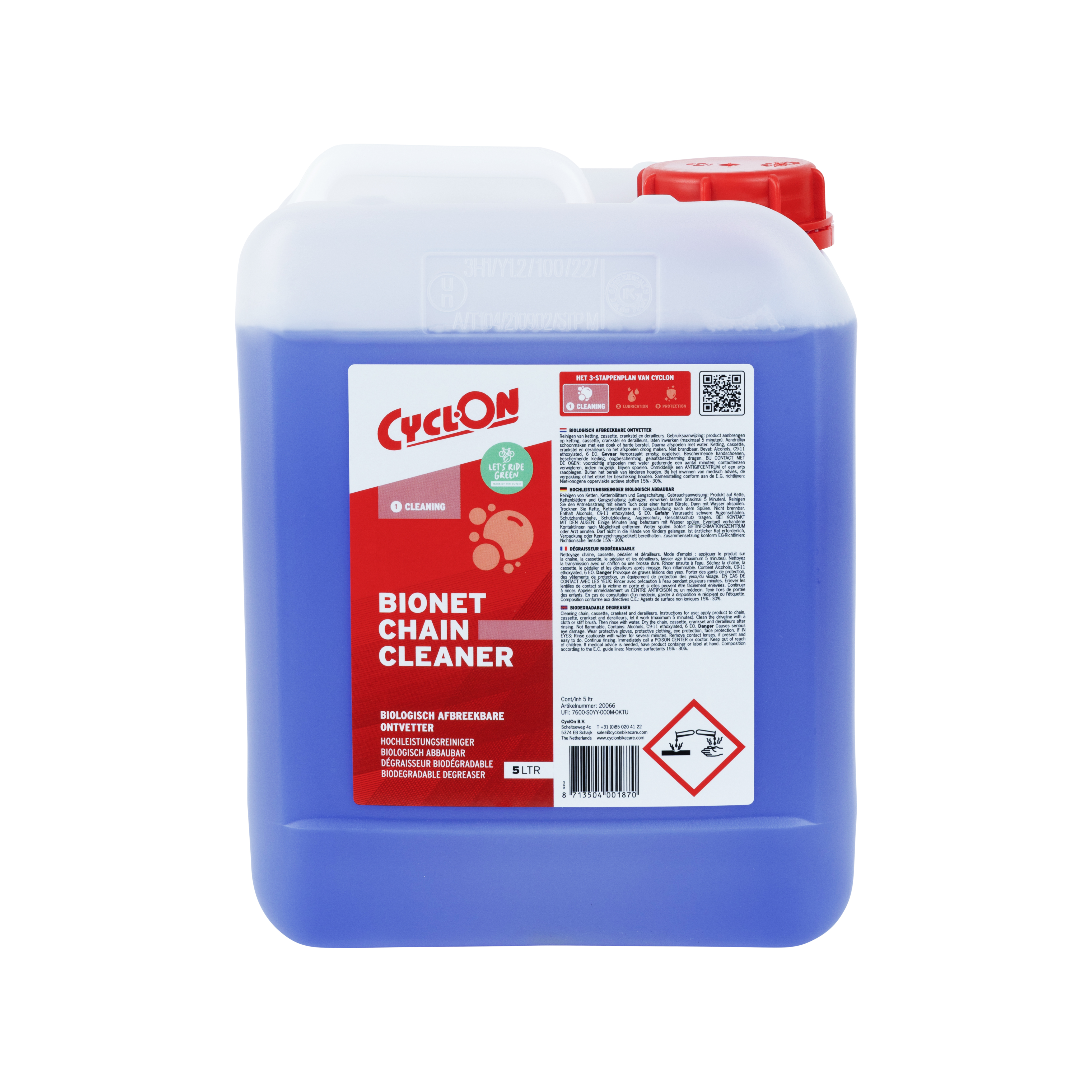 CyclOn Bionet Chain Cleaner Triggerspray 5 ltr