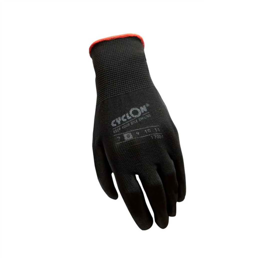 Working Gloves CyclOn flex nyl/pu M.8 - red - 1 pair