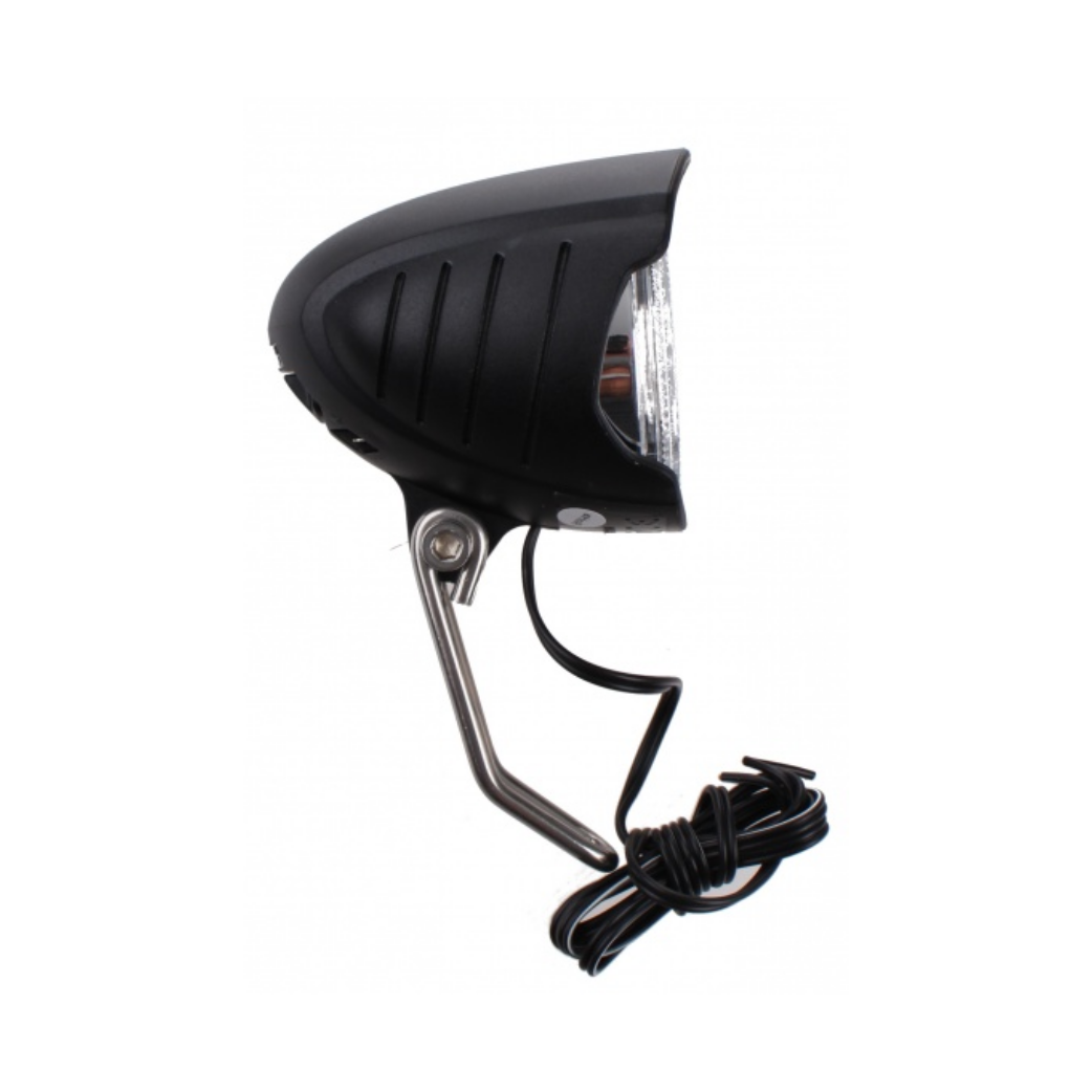 FALKX LED Headlight with stainless steel bracket Hub dynamo