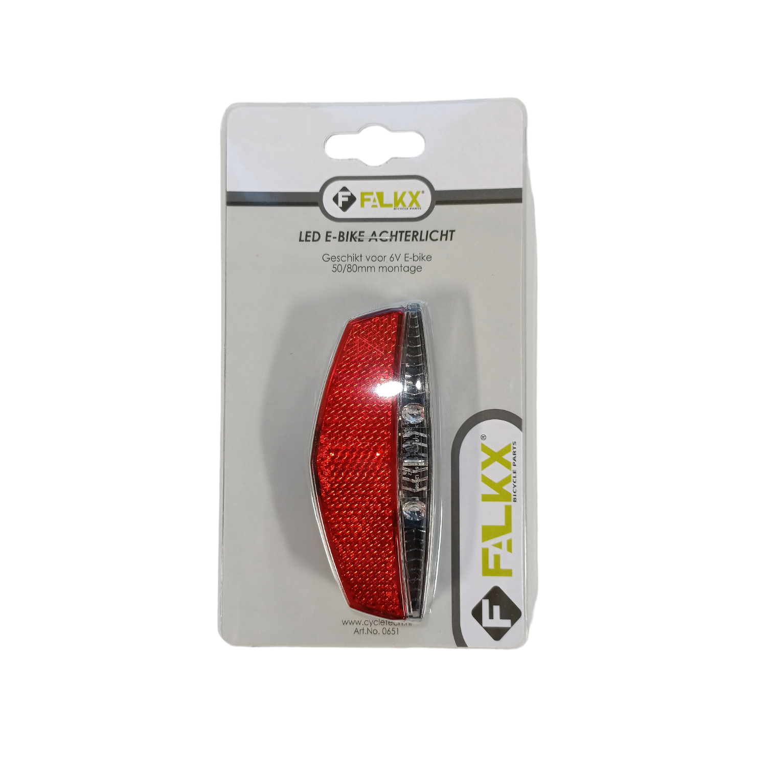 FALKX LED Taillight  50-80mm E-bike 6V