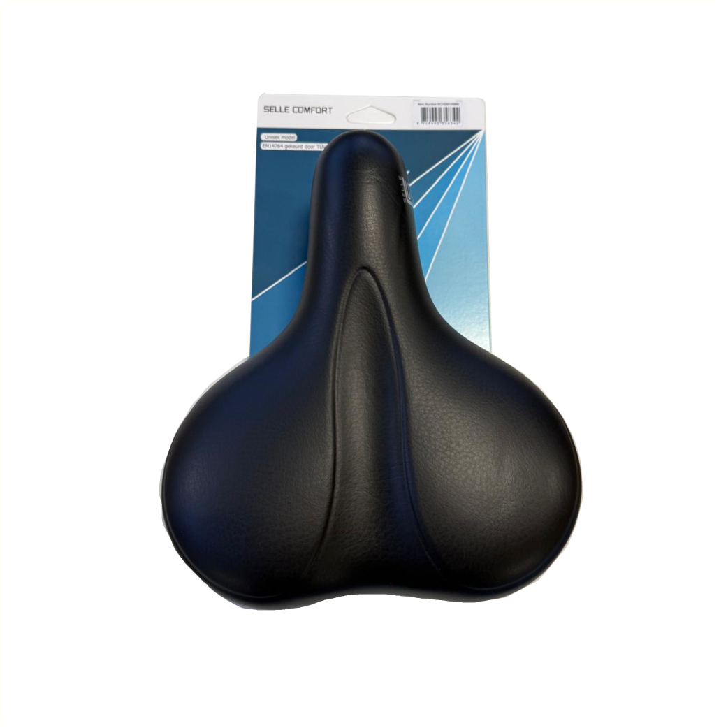 Selle Comfort saddle E-Bike Soft black, without strap.