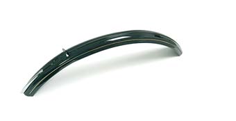 bicycle mudguard, front. 28x1 1/2 black.