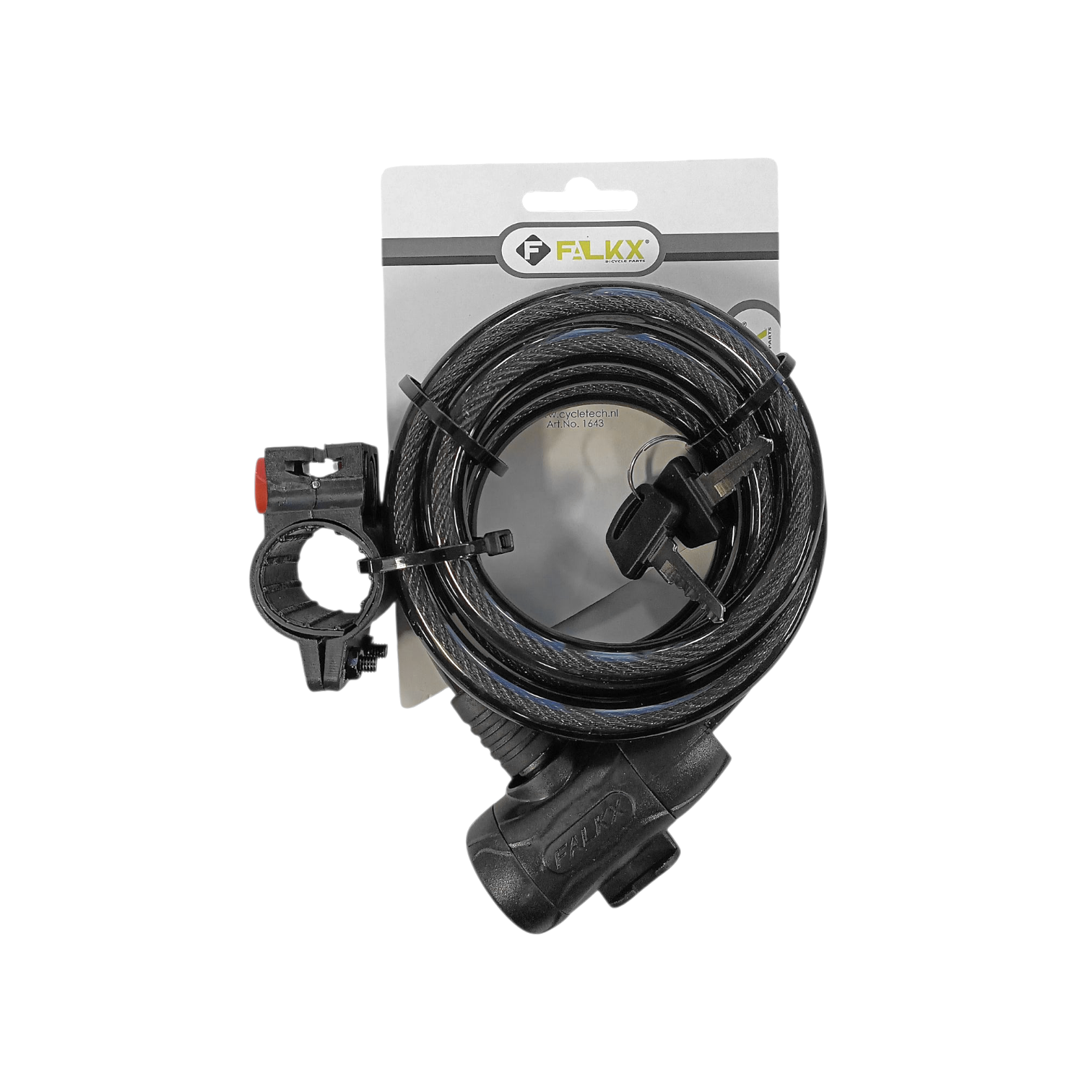 FALKX Cable lock 12x1800mm black