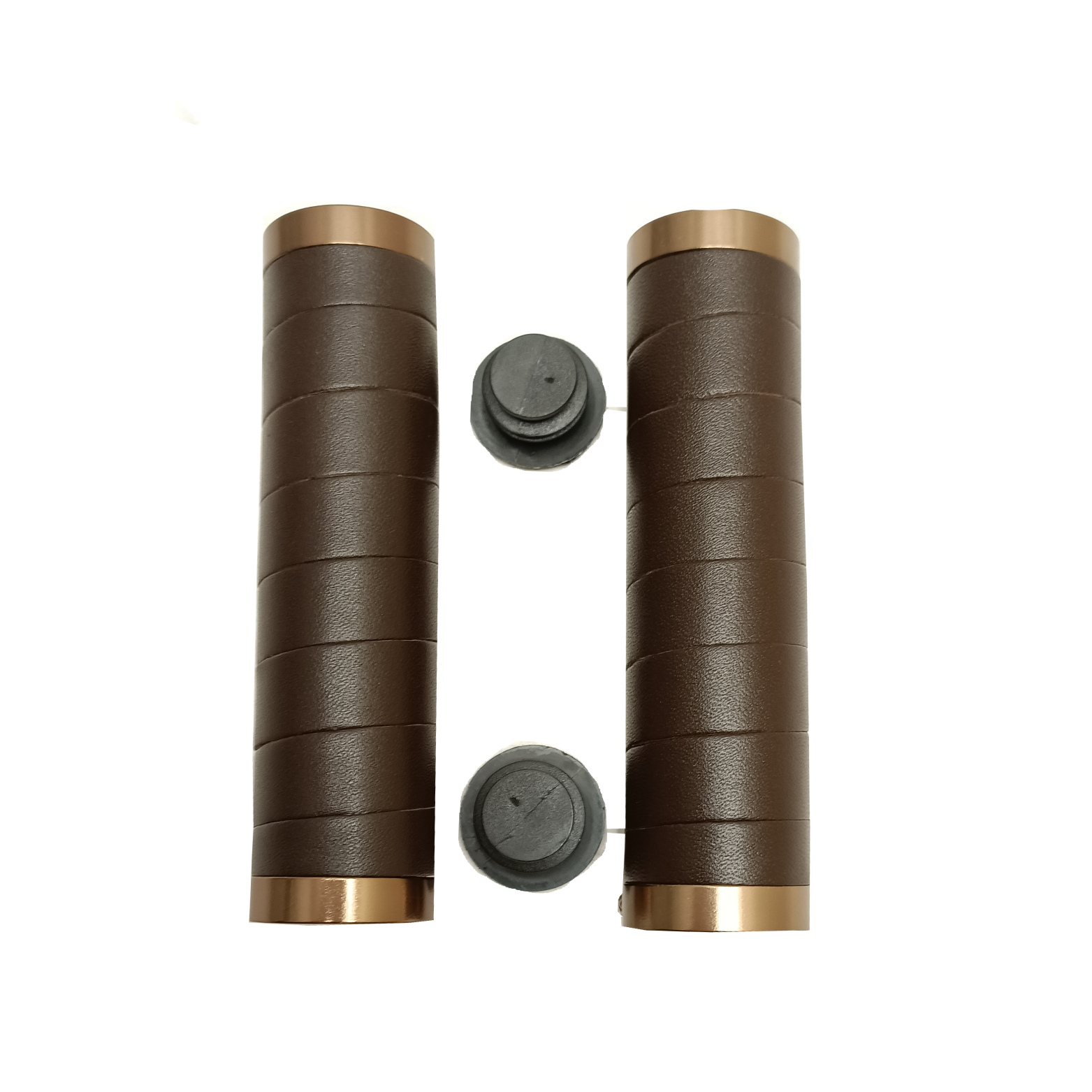 FALKX Dark Browny grips brown leather