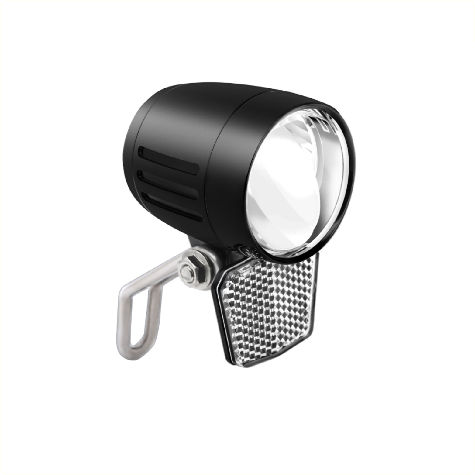 Falkx LED headlight black, 20Lux E-Bike 6V-48V