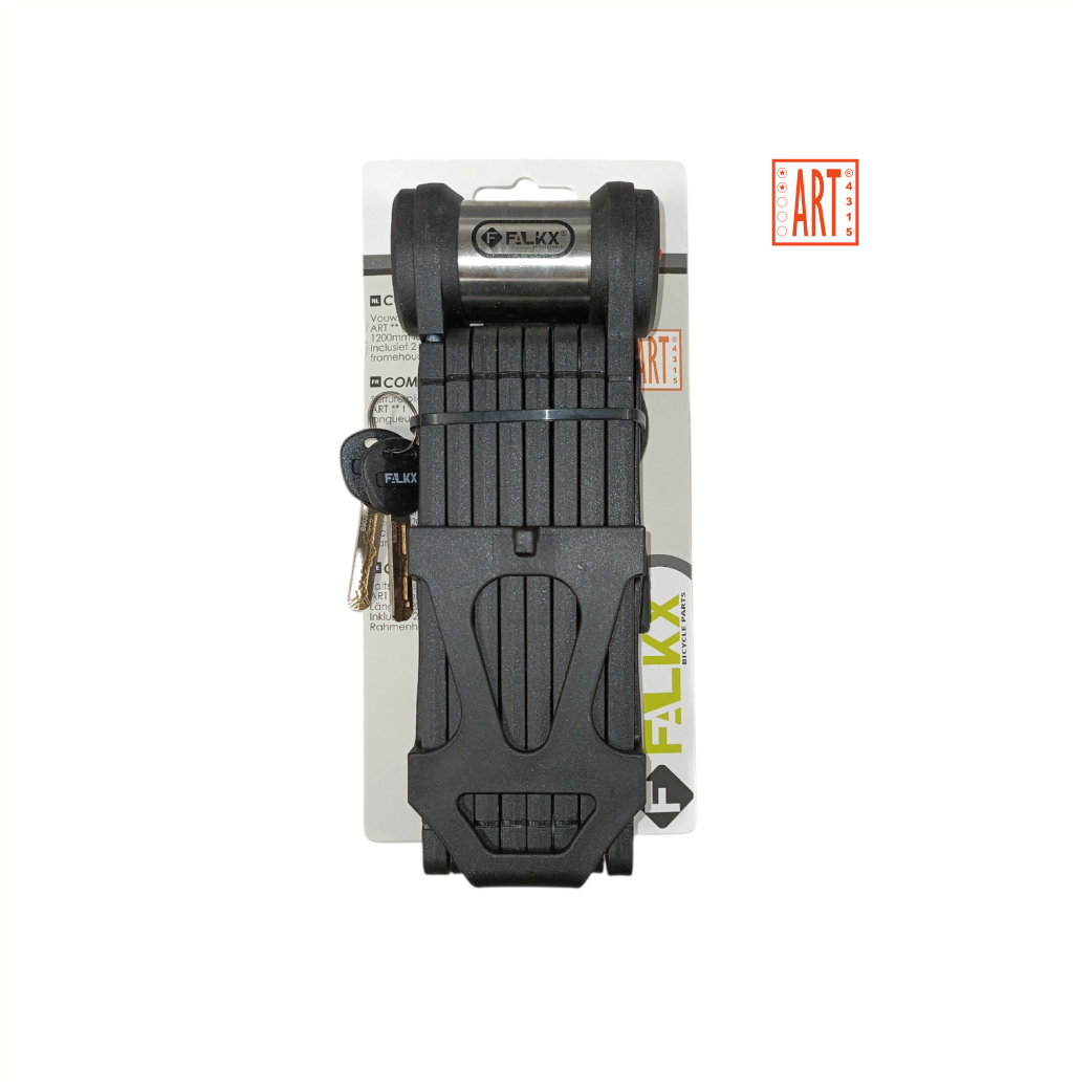 FALKX Compact folding lock 120cm black ART**