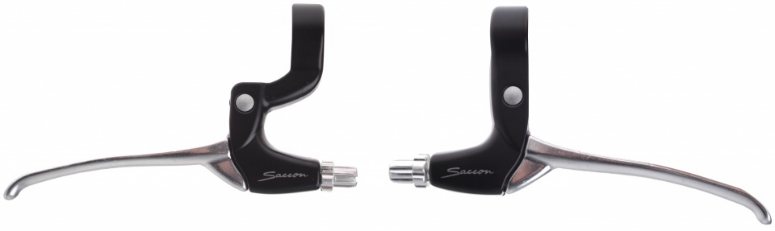 Saccon brake lever set Nexus Rollerbrake per set, aluminum. Suitable for Sram 3 speed rotary switches. black/silver