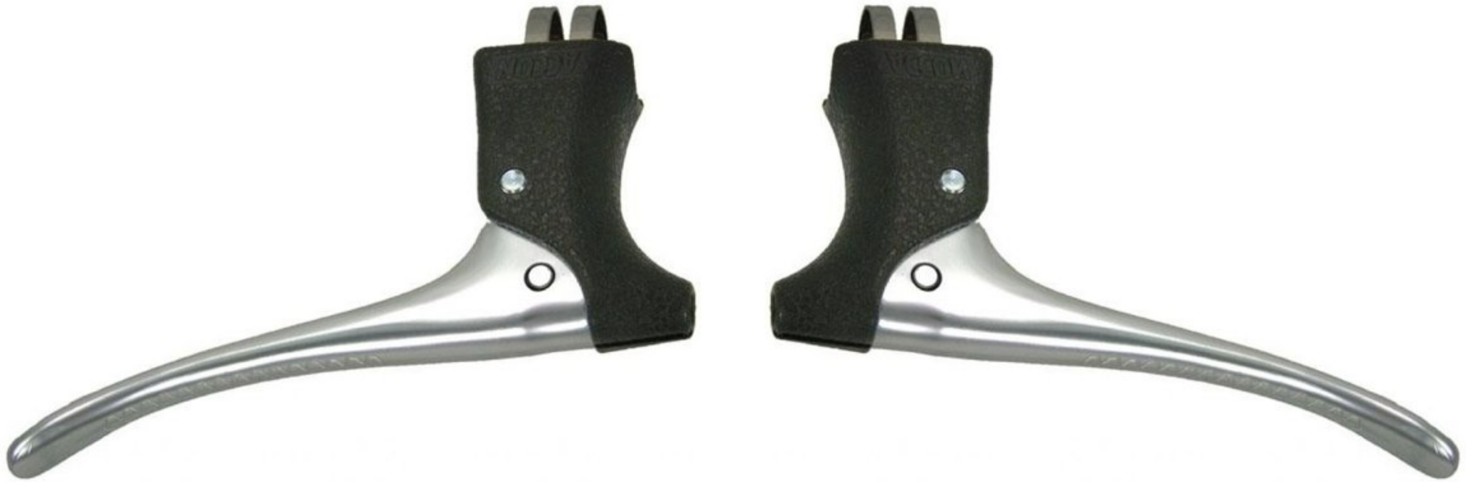 Saccon brake lever, per set Aluminum/plastic. Black/silver
