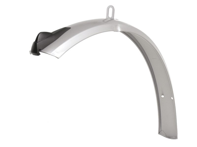 bicycle mudguard, front. Silver 28x1 5/8x1 3/8