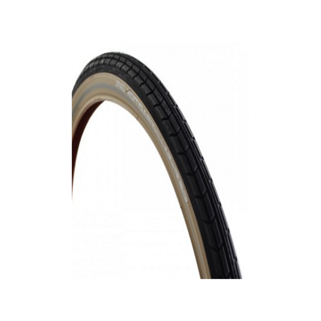 CST Classic Tradition (1mm anti-puncture) black/brown with reflection. 28x1.75, 700x47C ETRTO 47-622