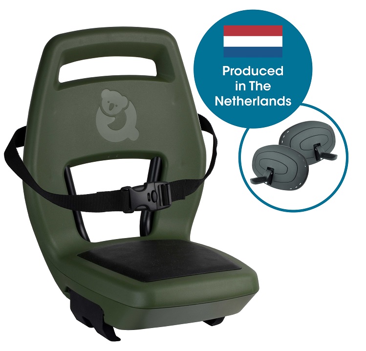 Qibbel Junior 6+ Magic green - green/black (incl. belt, footrests and foot protection plates)
