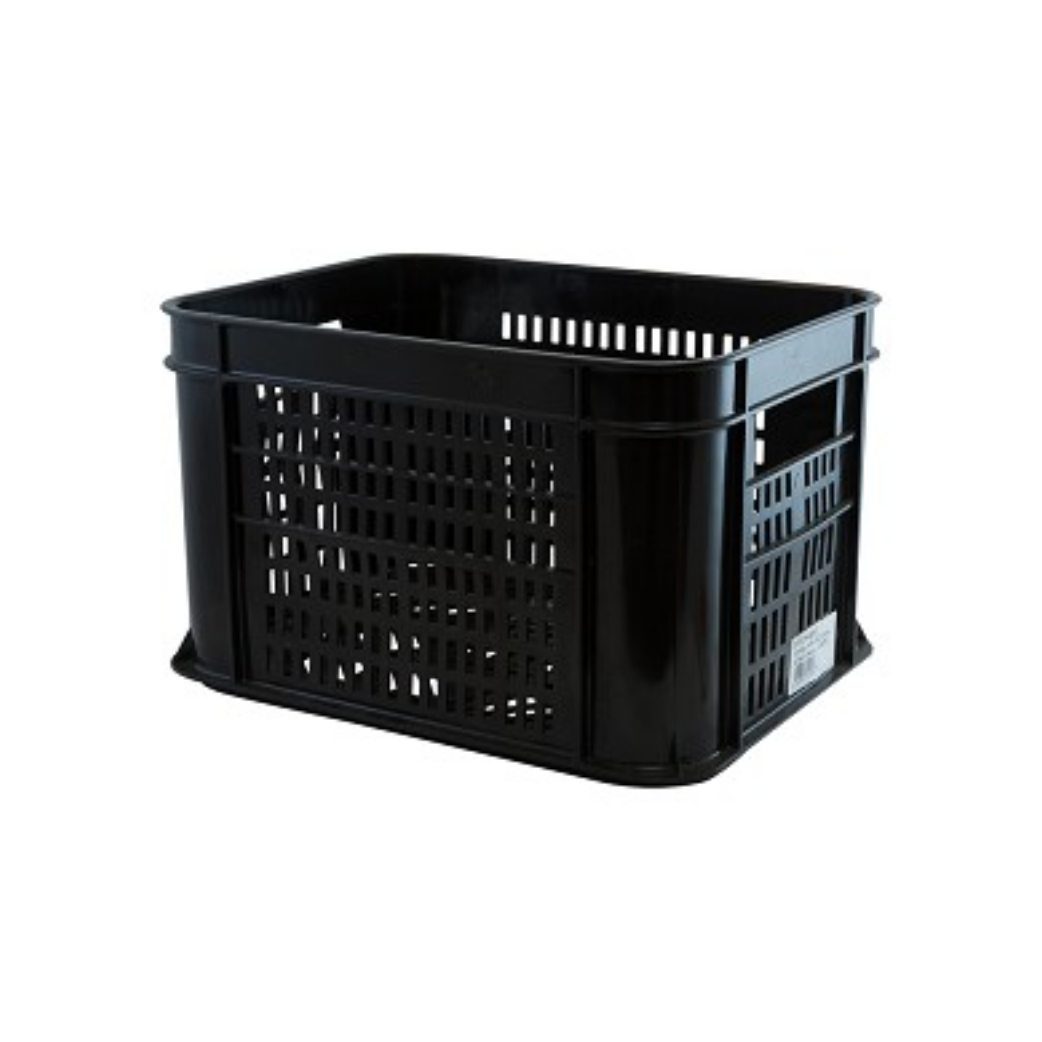 Crate PVC 30L Black 40x30x25cm