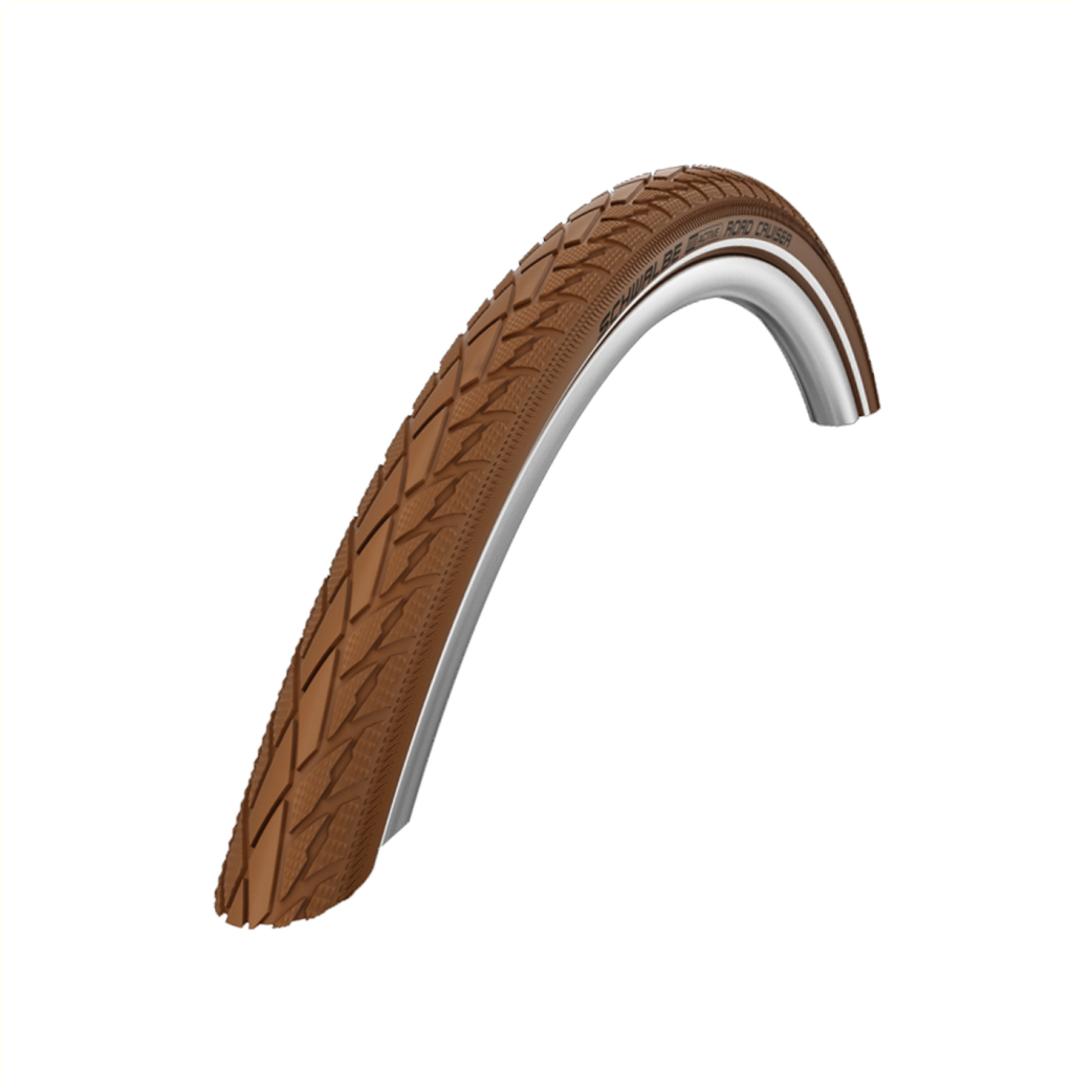 Schwalbe Road Cruiser (K-guard), brown with reflection, 28x1.60 ETRTO 42-622