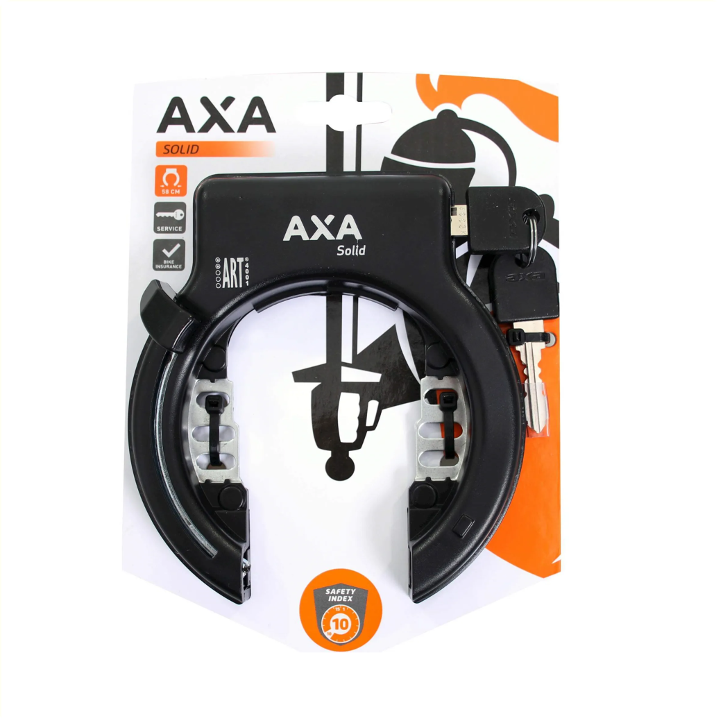 Axa Solid frame lock with mudguard mounting ART**
