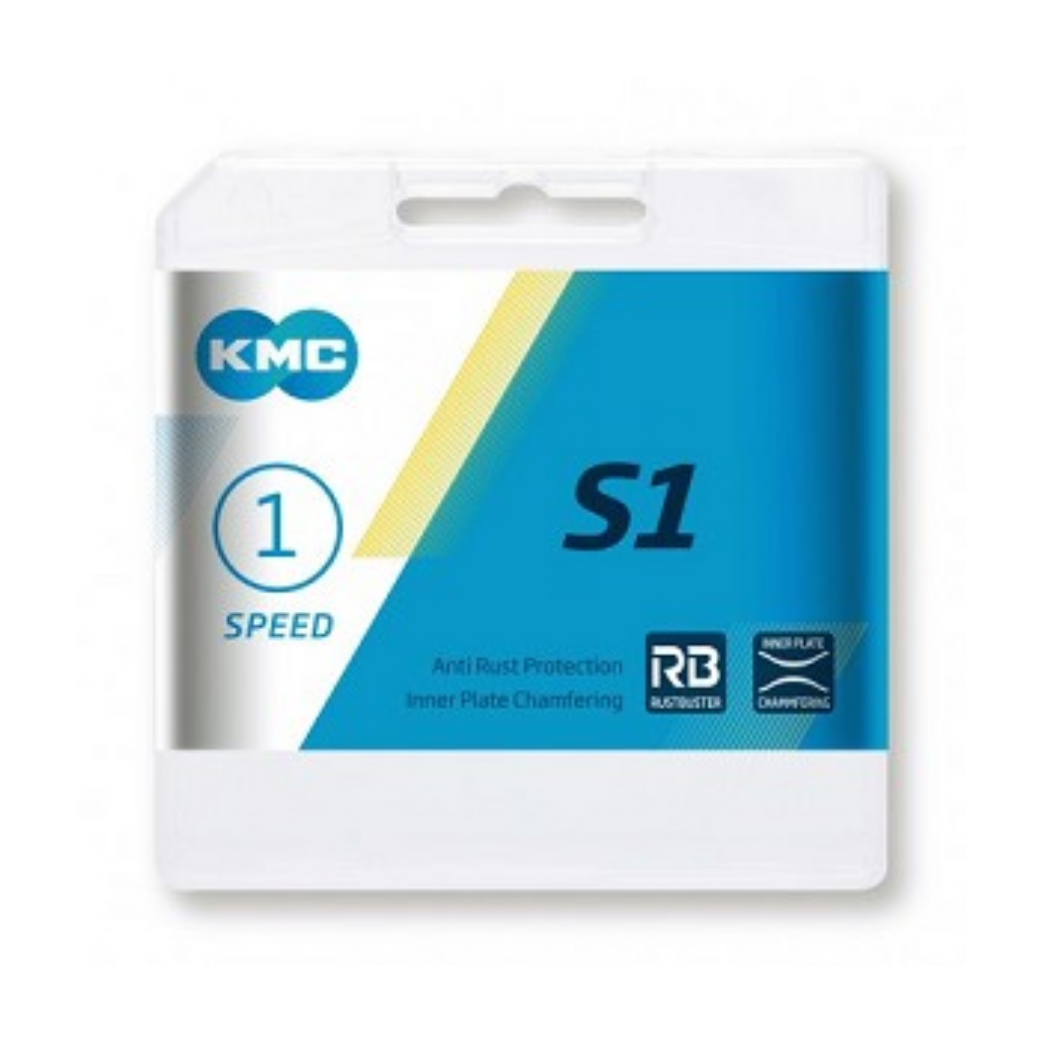 KMC chain S-1 RB 1/2x1/8, anti-rust, Single speed