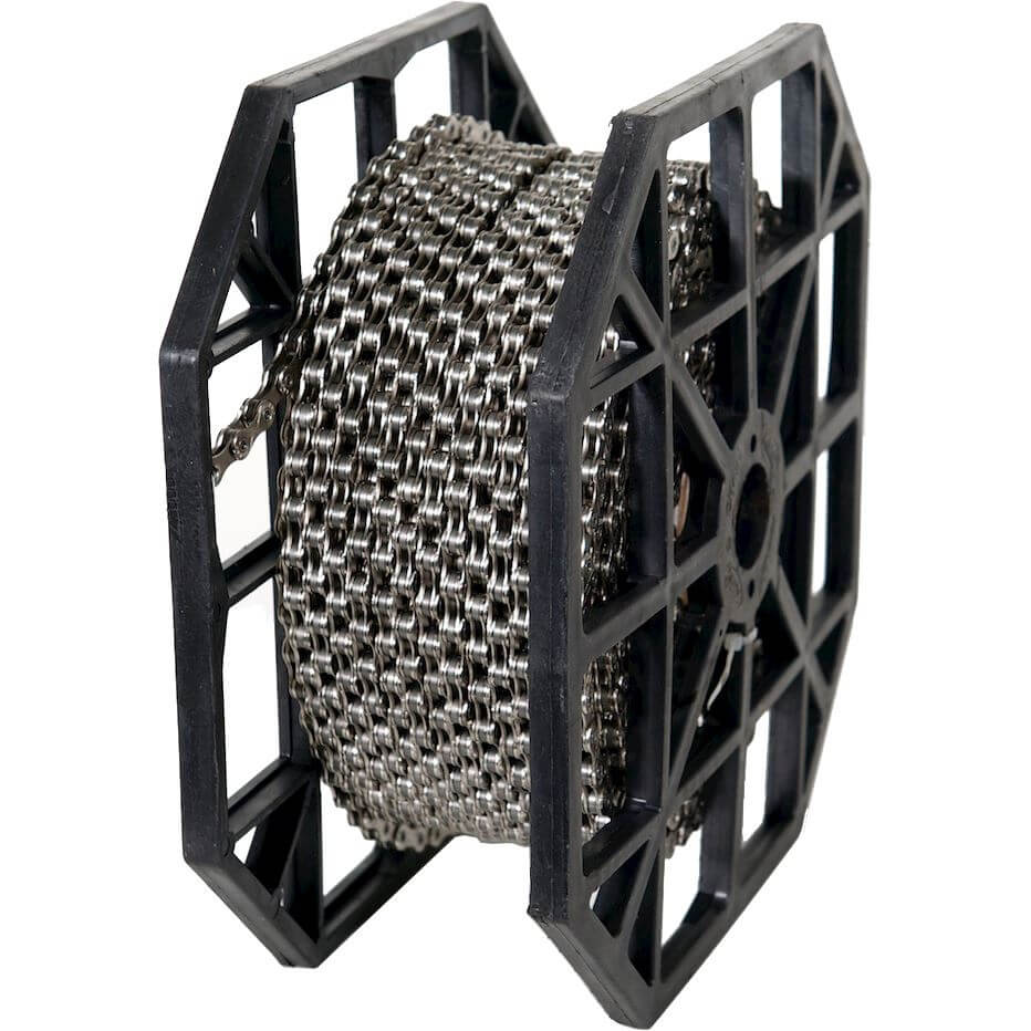 KMC chain z1 wide, 1/2 x 1/8 brown, 50 m on a roll incl. 40 connecting links. Single speed