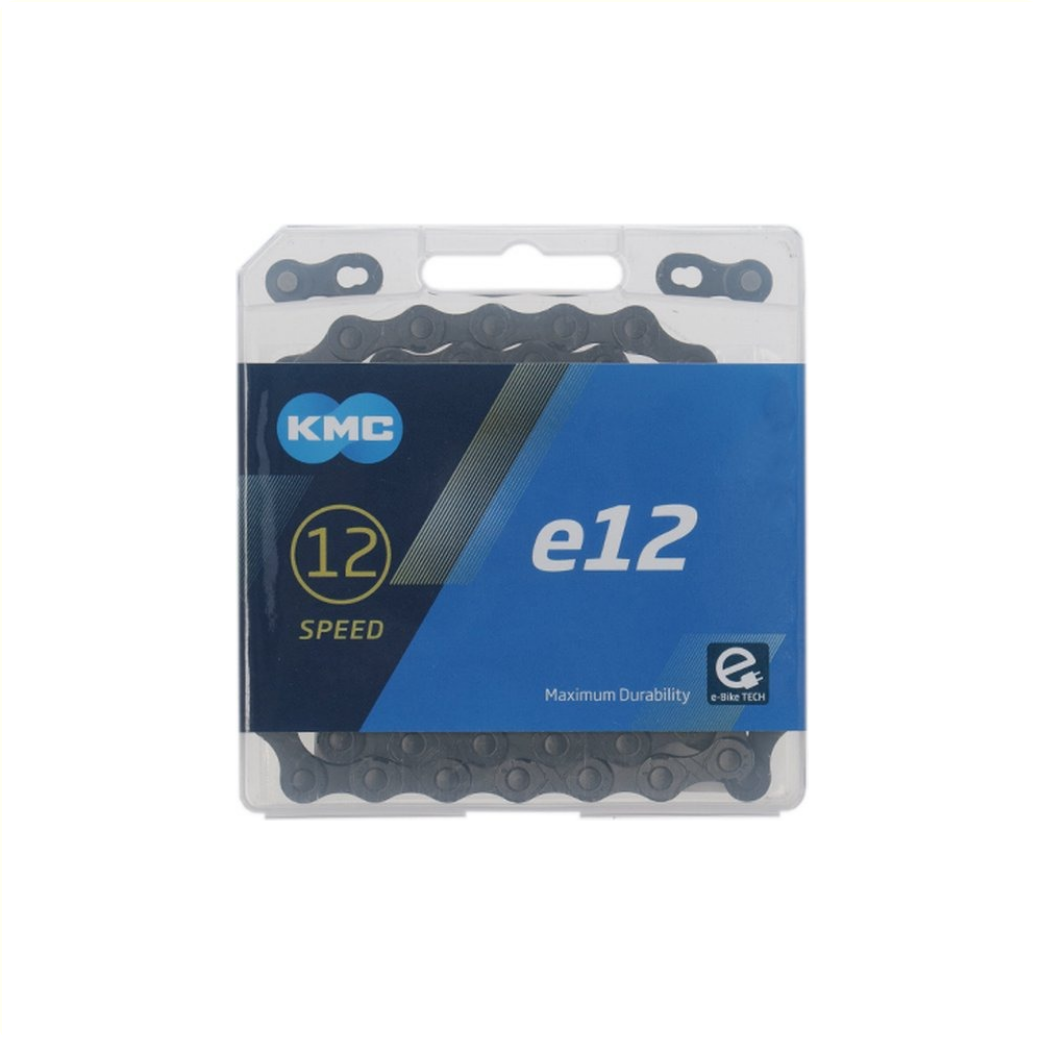 KMC chain e12 blacktech, 1/2x11/128, 130 links, 5.2mm pin, 12-speed