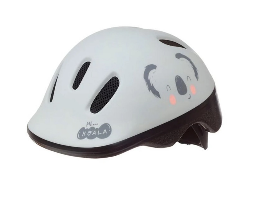 Polisport children's helmet Koala. size: XXS (44/48 cm), color: gray matt