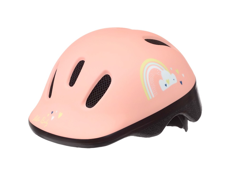 Polisport children's helmet Happy Rainbow. size: XXS (44/48 cm), color: pink