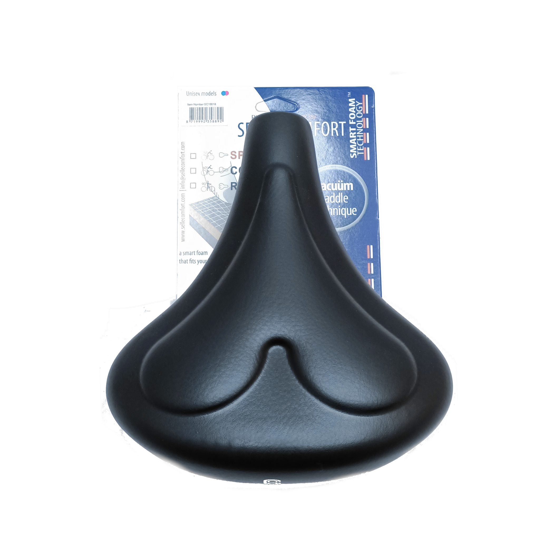Selle Comfort saddle city smart foam heart, without strap
