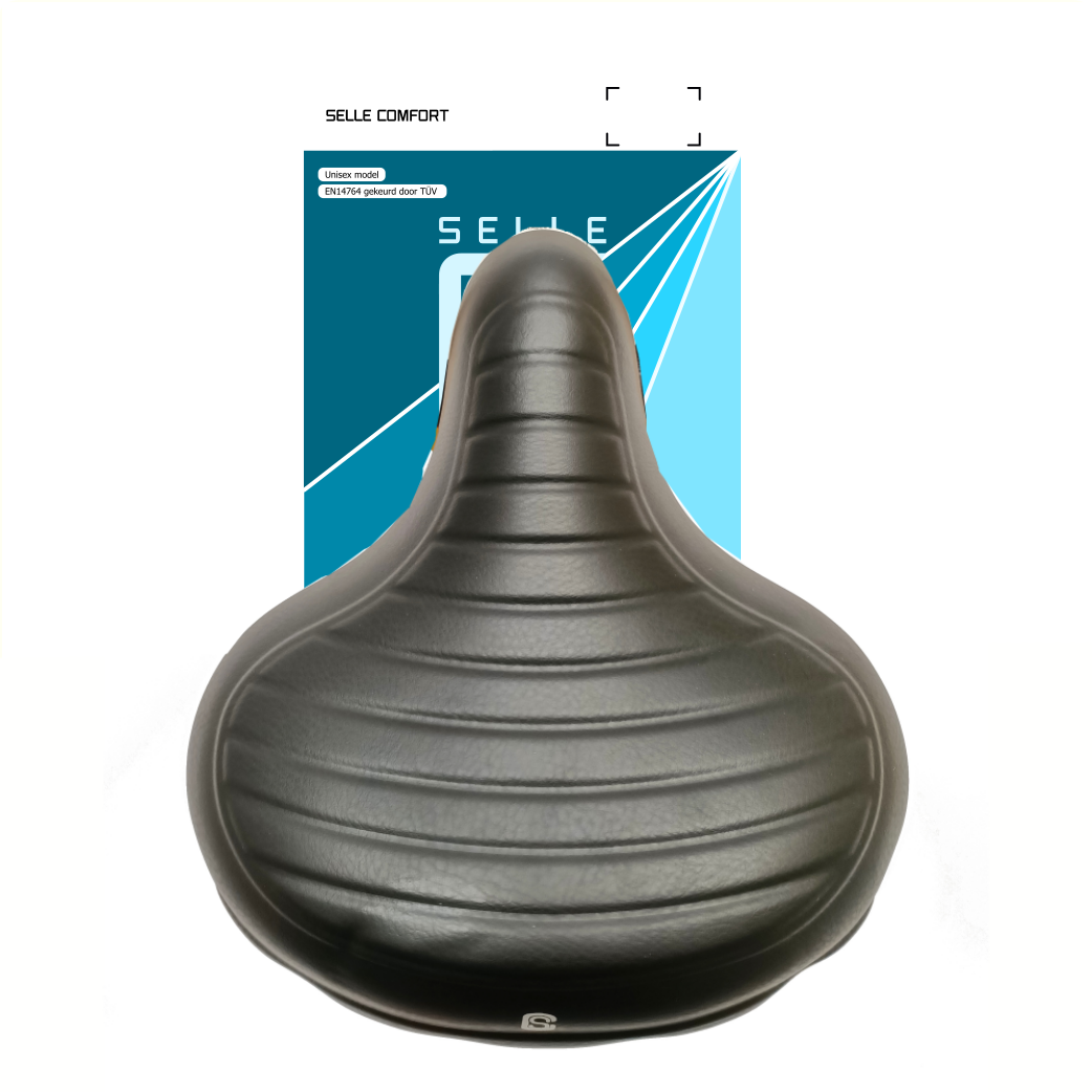 Selle Comfort saddle Wave black, without strap